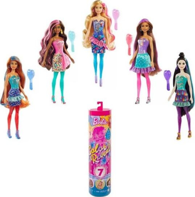 Kukull Barbie Color Reveal Party Series, 7 surpriza, me aksesorë, shumëngjyrëshe