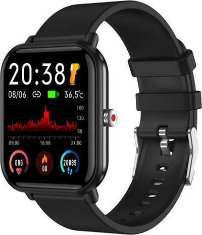Orë e mençur Wotchi Smartwatch W9PRO, e zezë