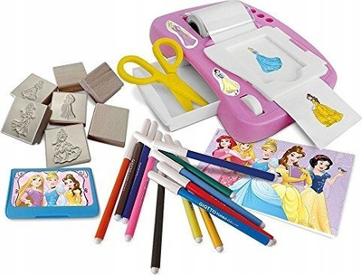 Set stampash Multiprint Disney Princess, 7 vula, album me stilolapsa, shumëngjyrësh