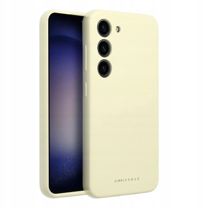 Mbulesë telefoni Roar Cloud Skin për Samsung S25 5G, silikon i hollë, e verdhë e çelët