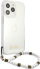 Mbështjellës telefoni Guess GUHCP13LKPSWH, për iPhone 13 Pro dhe 13 6.1", hardcase transparent, White Pearl
