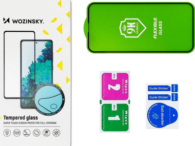 Foli mbrojtëse Wozinsky Full Cover Flexi Nano Glass për Samsung Galaxy S22 Plus, me kornizë, transparente