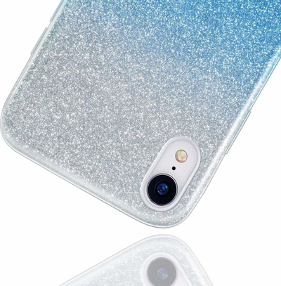 Këllëf telefoni Brocade Glitter për iPhone 11 Pro, TPU, argjend-kaltër