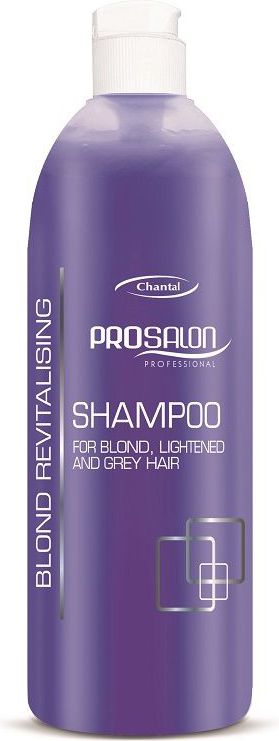Shampo për flokë bjonde Chantal Prosalon Blond Revitalising, për flokë të ç’ngjyrosur dhe gri, 500 g
