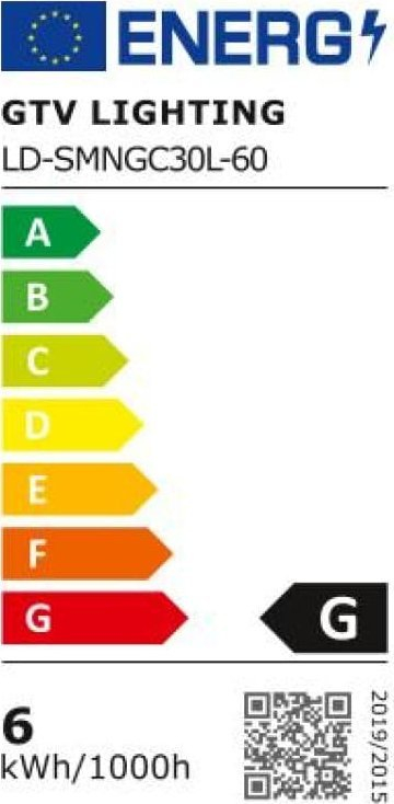 Llambë LED GTV C30L, E14, 6W, 470 lm, 4000K