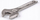 Çelës i rregullueshëm CrV 8" 200mm, çelik krom vanadium, gri