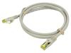 Kabllo rrjeti Goobay 69467, Cat 6a, 1m, RJ45, e bardhë