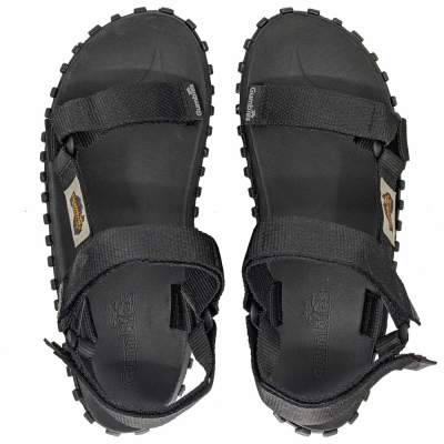 Sandale Gumbies Scrambler, me rrip nga PET i riciklum, me taban gome të zezë