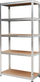 Raft metalik Awtools Shelf Unit, 5 kate, 180x90x40 cm, 250 kg, ngjyrë argjendi