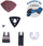 Set aksesorësh për multitool Scheppach OMTS-14, 14 pjesë