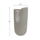 Dekor tavoline qeramike Glaze 15,2x15x30Hcm (HM4607.01), bardhë