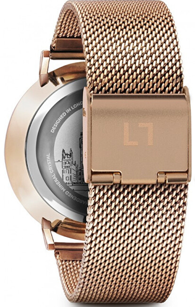 Orë dore Millner Mayfair Rose Black, 36 mm