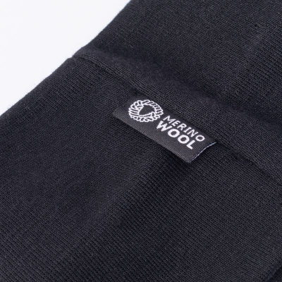 Shirit për kokë Elbrus Woolka, lesh merino, elastik, i zi