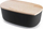 Kuti buke Practic Bread Bin, me dërrasë prerëse ahu, plastike BPA free, e zezë
