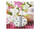 Peceta letre Easter SDL087100, 33x33 cm, 3-shtresore, shumëngjyrëshe