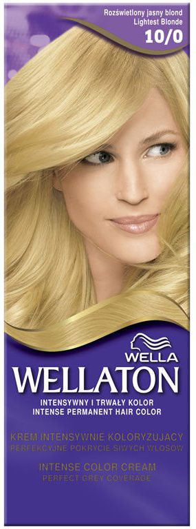 Krem ngjyre për flokë Wella, 10/0 Illuminated Light Blonde