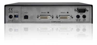 Marrës KVM ADDER ALIF2020R, AV Receiver, profesional, i zi