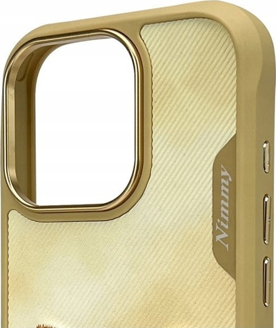 Mbulesë telefoni Nimmy Big Eyed Pet 2.0 Cat për iPhone 16 Pro, 6.3", khaki