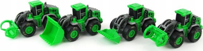 Set lodrash ndërtimi Dromader Construction Machinery, 4 makina, plastike, jeshile