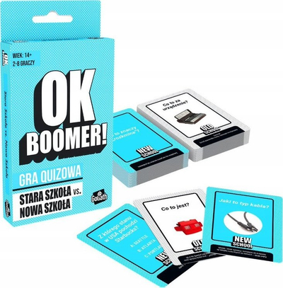 Loja me letra Gutter Games Ok Boomer, trivia shoqërore, shumëbreznore, shumëngjyrëshe
