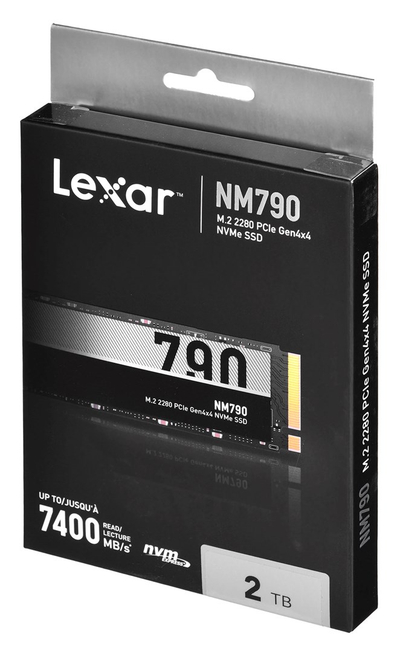 SSD диск Lexar NM790, 2TB, M.2 PCIe Gen4x4
