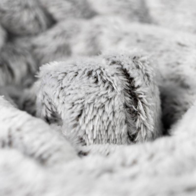 Batanije fleece Coral, 150x200cm, gri e çelët