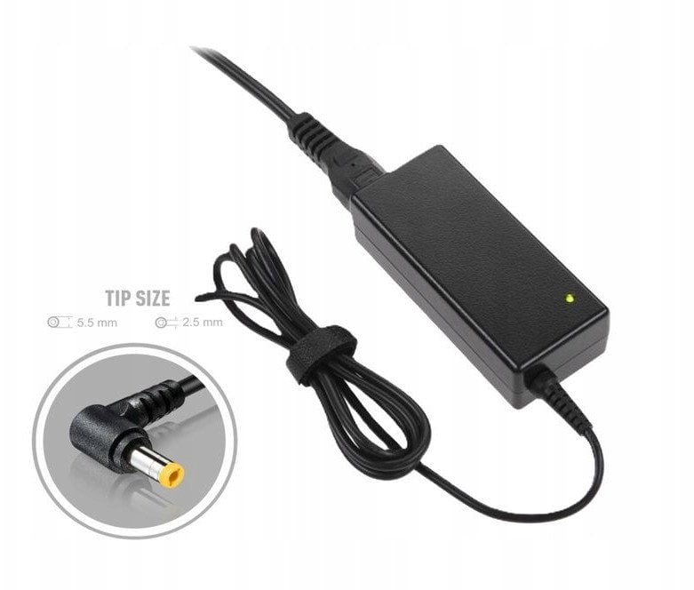 Karikues laptopi Fujitsu 60W, 19V 3.16A, spinë 5.5x2.5mm, i zi