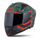 Helmetë integrale Cassida Aero ATCK, polikarbonat, xham Pinlock, jeshile e zezë gri portokalli