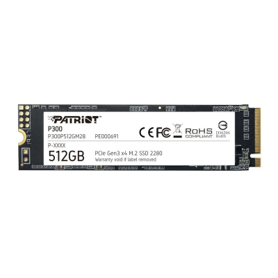 SSD диск Patriot P300 M.2 PCIe x4 NVMe, 512GB