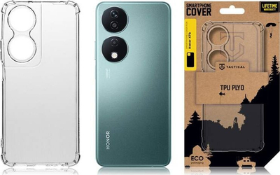 Kllëf telefoni Tactical Plyo për Honor X7b, TPU, transparent