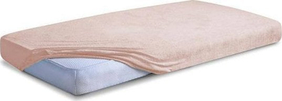 Çarçaf fitted Premium Terry, 120x200 cm, bezhë e çelët