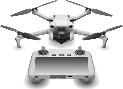 Dron DJI Mini 3 DJI RC, kamera 4K HDR, gjer 38 min fluturim, gri