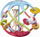 Lodër kafshuese Sophie la Girafe Twistin' Ball, natyrale, për beba 6m+