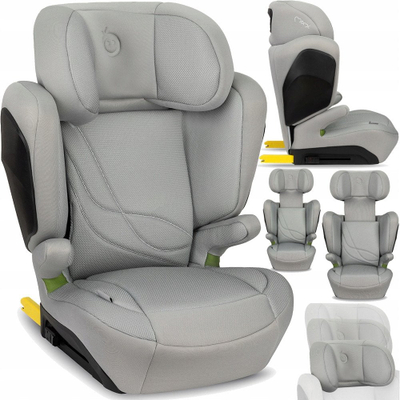 Sedilje makine MoMi MEI, Isofix i-Size, 100–150 cm, gri