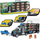 Set lodër kamioni Woopie Truck Transporter Dinosaurs, 50 cm, me 24 ndarje, shumëngjyrësh