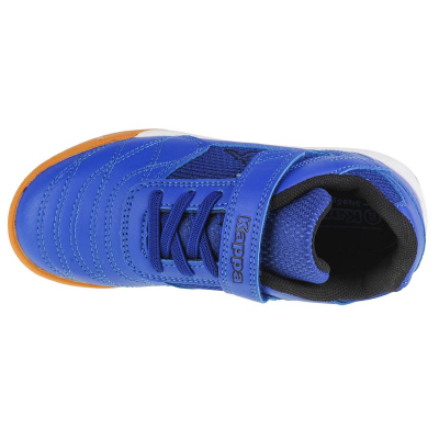 Atlete për kalamaj Kappa Kids Shoe, lëkurë ekologjike, të bardha