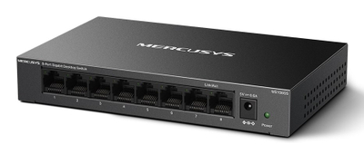 Switch rrjeti Mercusys MS108GS, 8 porta Gigabit, desktop, metalik