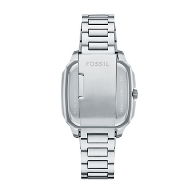 Ora Fossil Crosby FS6121 për meshkuj, 42mm, rezistente ndaj ujit 50m, blu