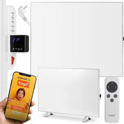 Ngrohës panel me rreze infra të kuqe Infrared Heater IR, 300W, i bardhë