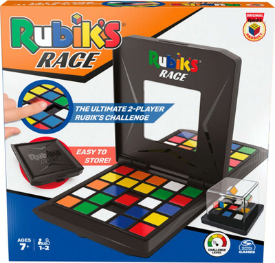 Lojë tavoline Rubik's Quick Release Race, 2 lojtarë, lojë strategjike, shumëngjyrëshe