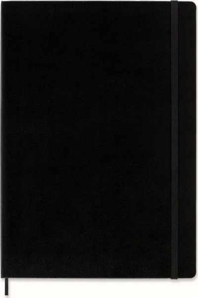 Fletore zyre Moleskine Pro A4, kapak i fortë, me faqe të ndara mirë, e zezë