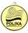 Medalje çeliku Victoria Sport RMI 13679776, gdhendje me lazer, argjendi
