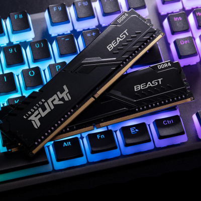 Memorie Kingston Fury Beast, DDR4, 32 GB, 2666 MHz, CL16, KF426C16BBK2/32