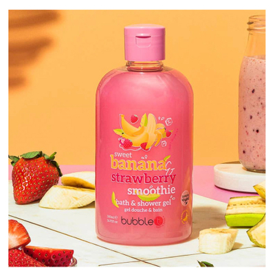Bubble T Bath & Shower Gel Strawberry & Banana 500ml