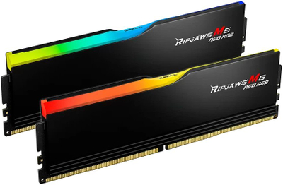 Memorie RAM G.Skill Ripjaws M5 RGB F5-6000J3238G32GX2-RM5NRK, 64GB DDR5, 6000MHz, e zezë