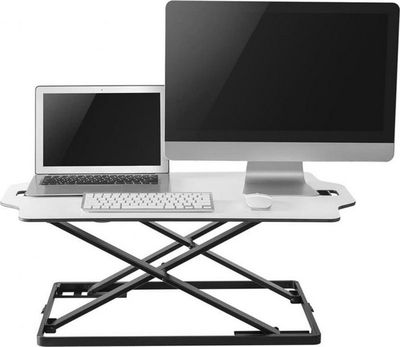 Mbajtëse për laptop Ergooffice.Eu, 870 x 620 x 80 mm, e bardhë