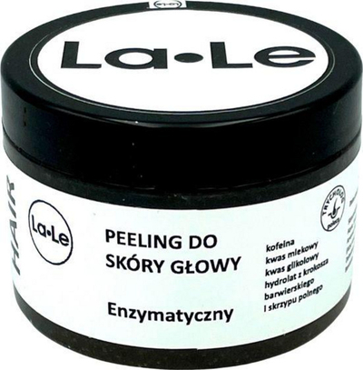 Skrub me enzimë për lëkurën e kokës La-le, 150 ml