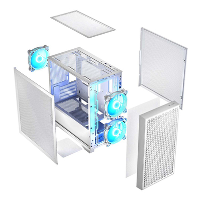 Kasa PC Logic Concept Dart Pro, mini tower, ARGB, e bardhë
