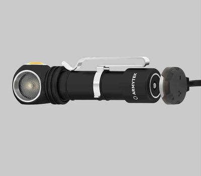Llambë koke Armytek Wizard C2, USB, e zezë