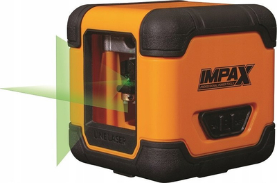 Lazer kryq Impax IMX30 me rreze të gjelbër, distancë 30 m, portokalli